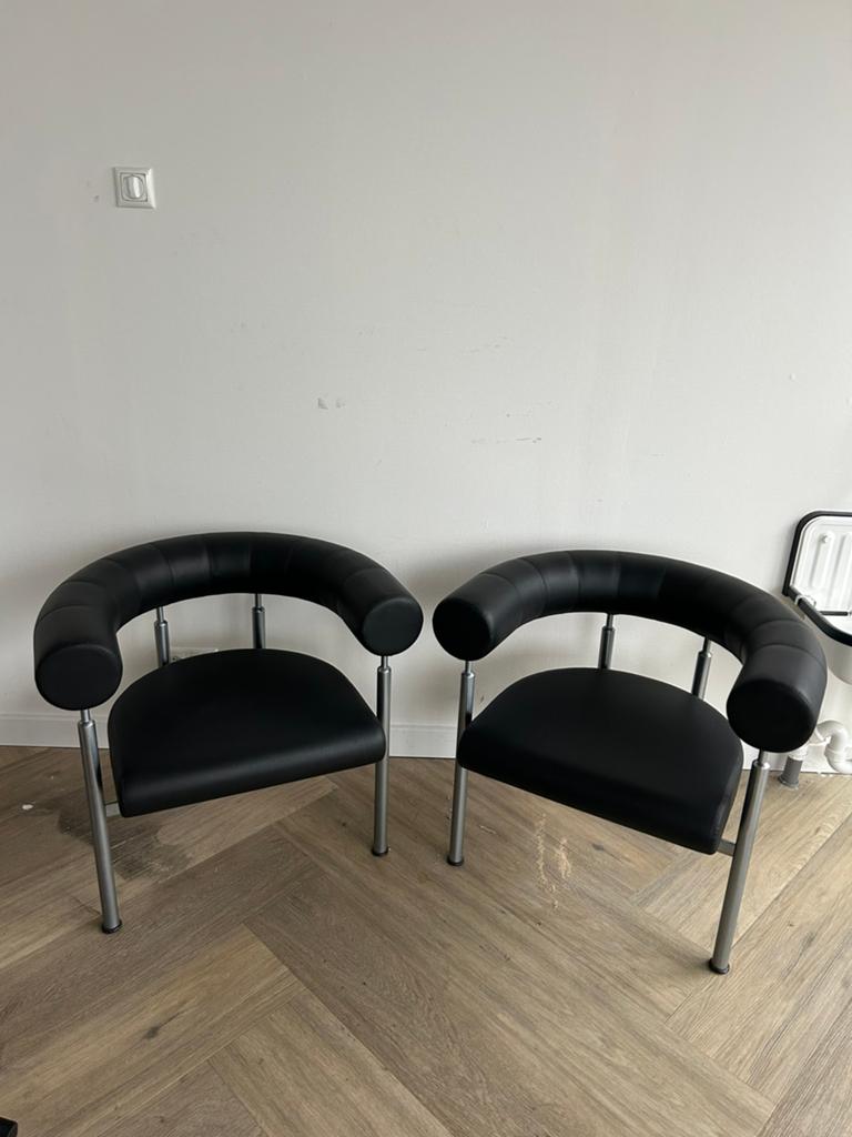 Foersom and Hiort-Lorenzen 'Cobra' lounge stoelen, Ophalen, Eenpersoons, Zo goed als nieuw, Minder dan 150 cm