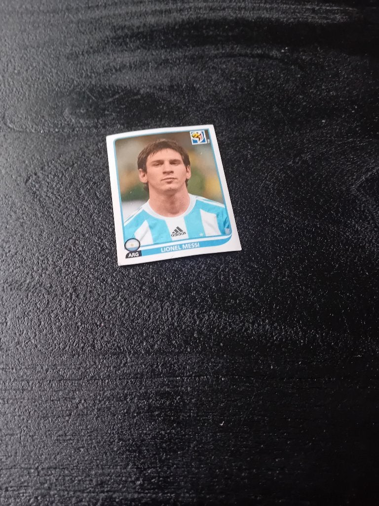 Panini world cup 2010 Lionel messi, Hobby en Vrije tijd, Stickers en Plaatjes, Ophalen of Verzenden, Zo goed als nieuw, Meerdere stickers
