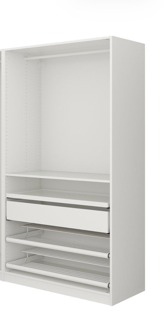 IKEA Kledingkast met schoenenrek en lades - Zo goed als nieu, Ophalen, 200 cm of meer, 50 tot 100 cm, Zo goed als nieuw