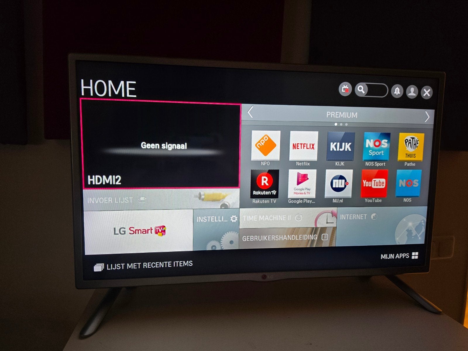 LG 32LB570V smart TV Televisie FullHD, Ophalen, Gebruikt, 50 Hz, LG