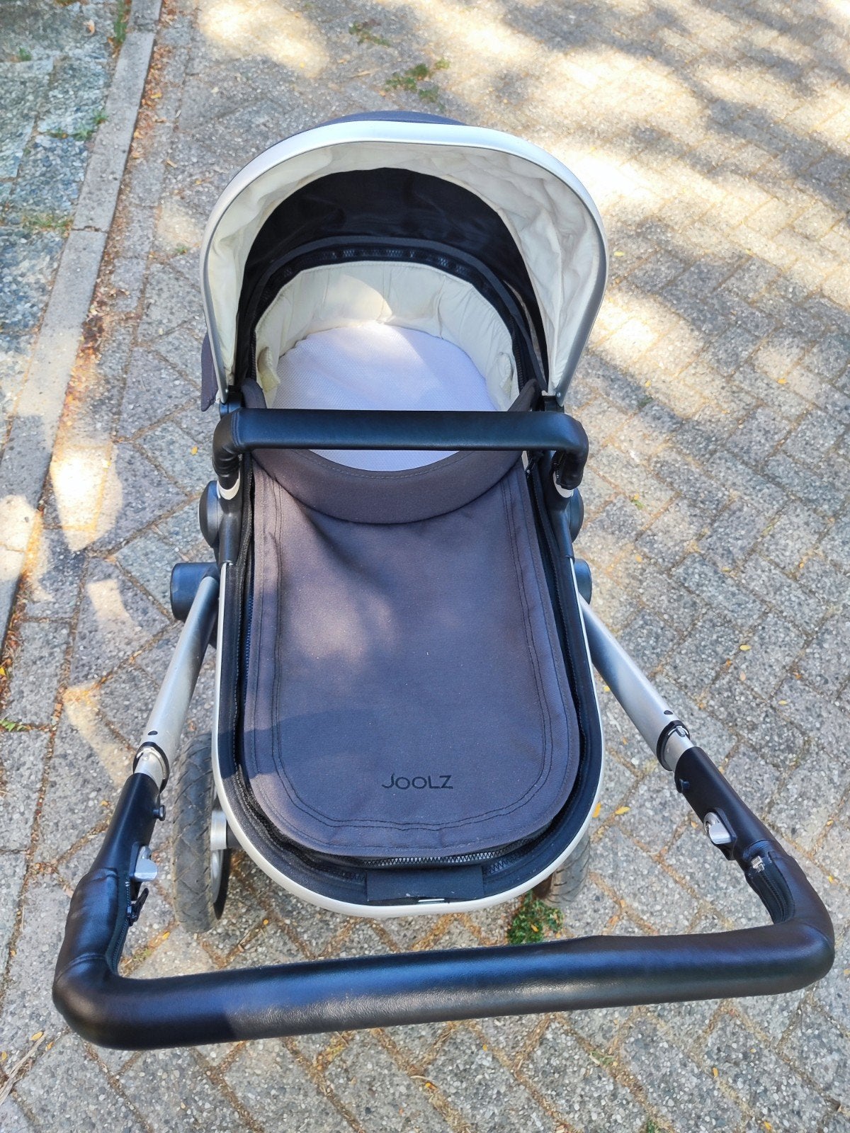 Joolz combiwagen met reiswieg en accessoires, Gebruikt, Verstelbare duwstang, Combiwagen, Ophalen