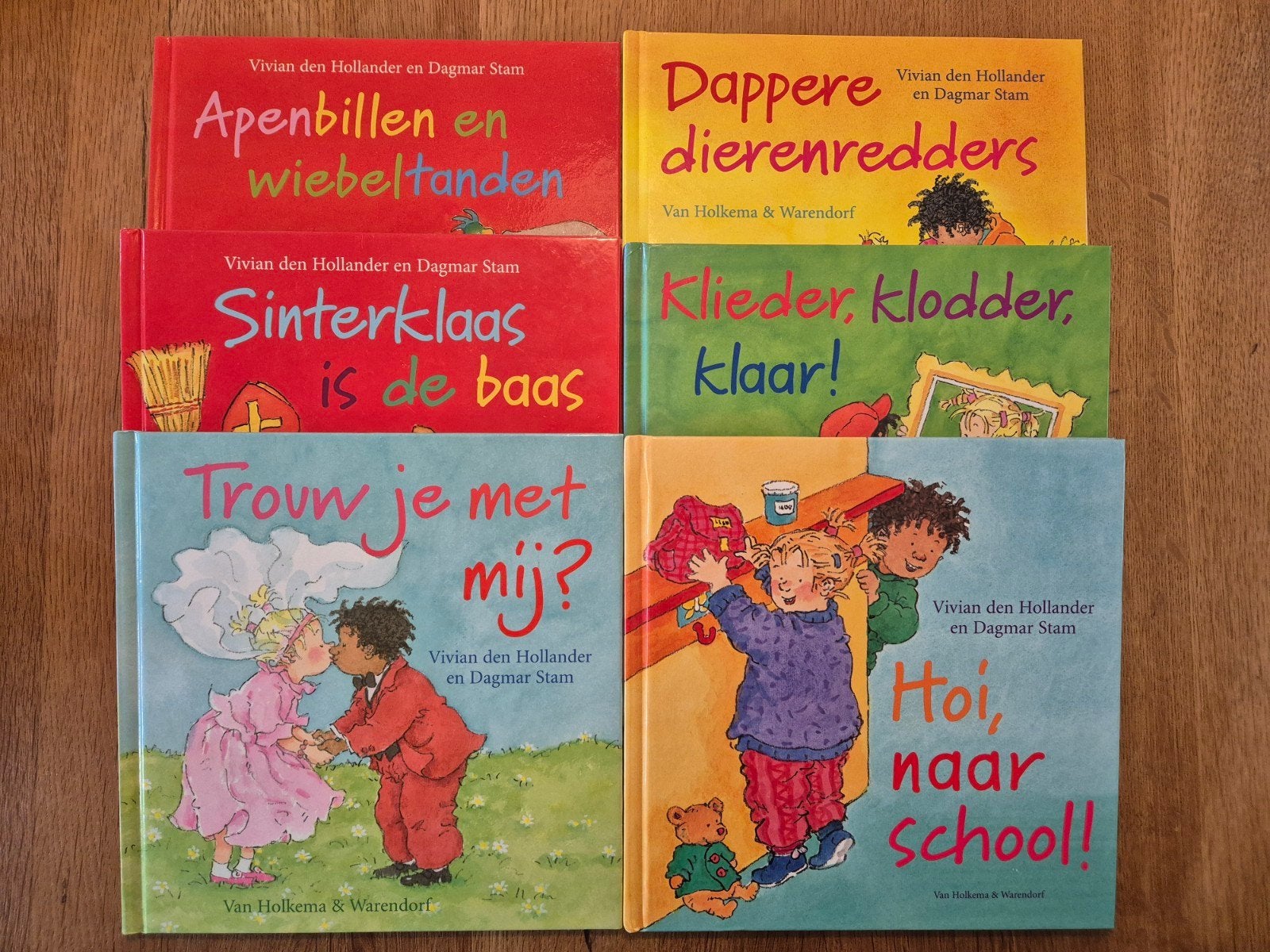 6 kinderboeken van Vivian den Hollander en Dagmar Stam, Ophalen of Verzenden, Zo goed als nieuw, Fictie algemeen