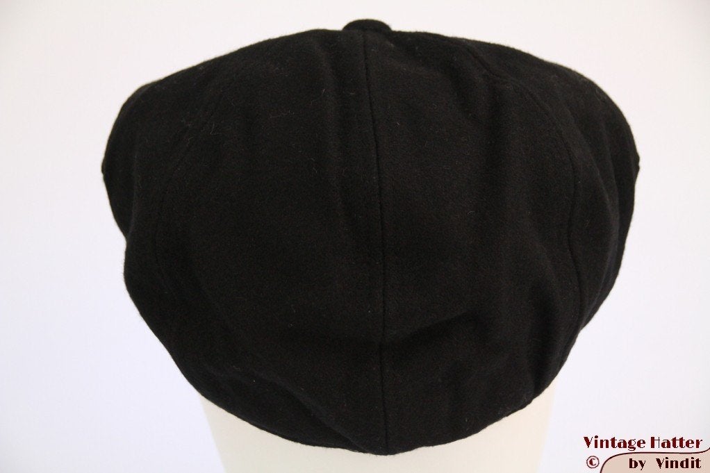Flatcap Platte pet Cadet-achtige ballonpet zwart 58 Nieuw, Ophalen of Verzenden, Nieuw, 58 cm (L, 7¼ inch) of meer, Pet