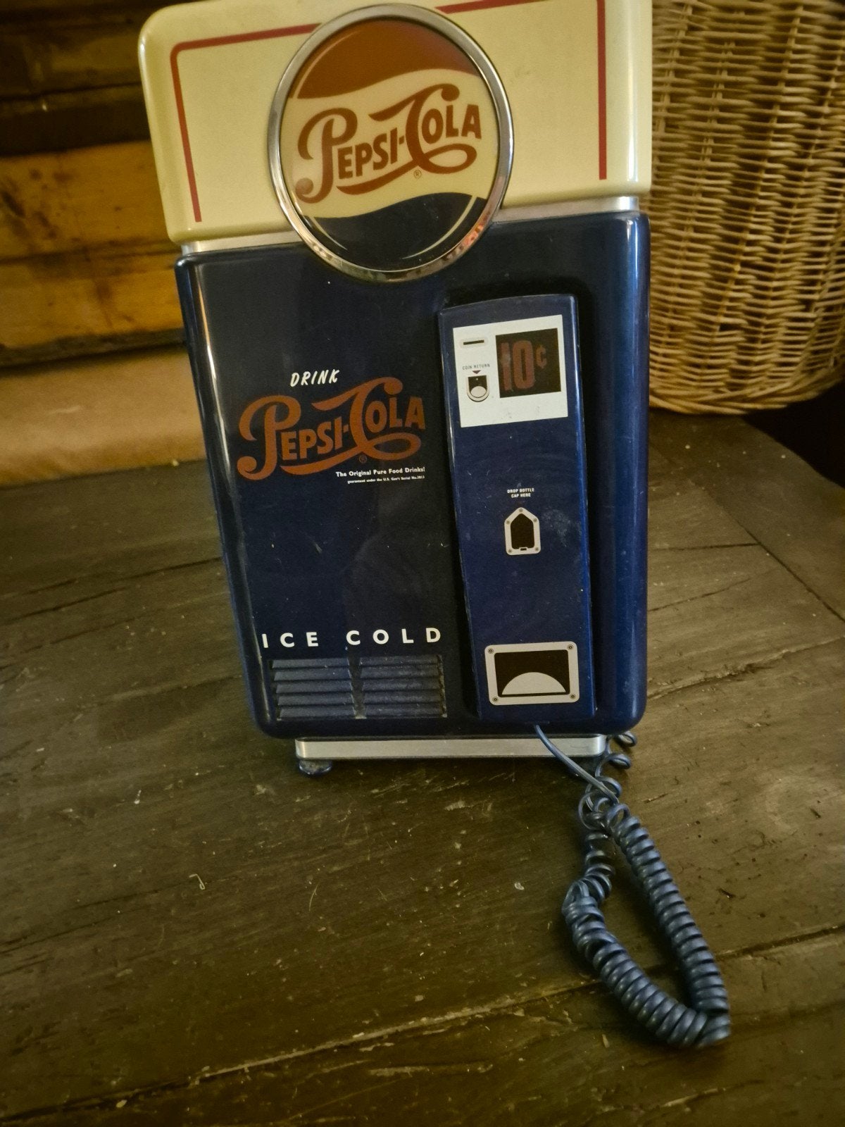 Retro Pepsi Cola Telefoon - Staand/Hangend Decorstuk, Verzamelen, Ophalen of Verzenden
