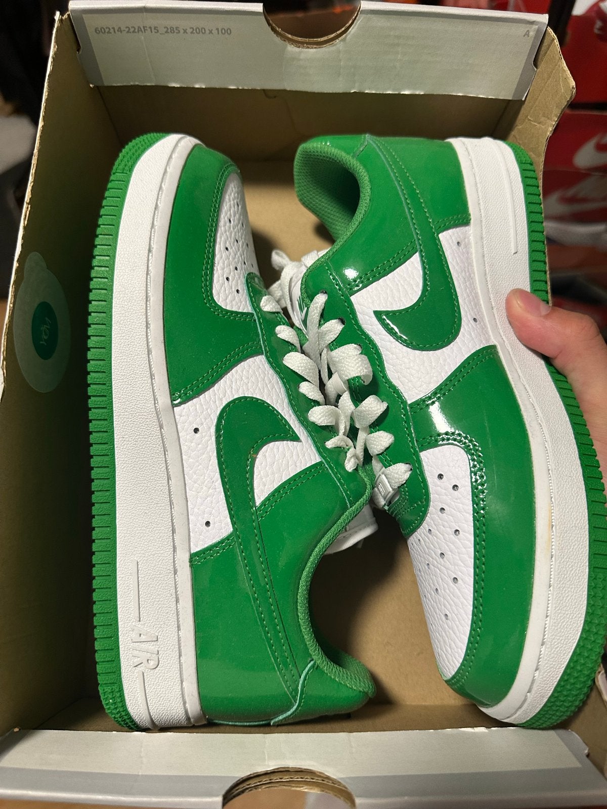 Nike Air Force 1 '07 WMNS Kelly Green-White, Nieuw, Ophalen of Verzenden, Sneakers of Gympen, Groen