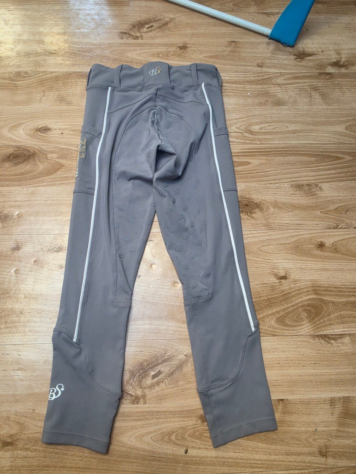 Mrs Ross paard rij legging mt 140/146, Dieren en Toebehoren, Overige merken, Zo goed als nieuw, Grijs, Recreatie