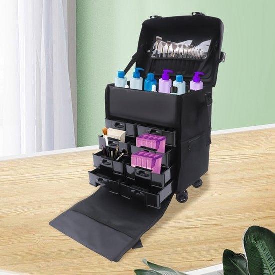 Opbergtrolley Haarstyling – Make-up Koffer – Beauty Trolley, Corvance B.V., Verzenden, Nieuw, Corvancebol@gmail.com