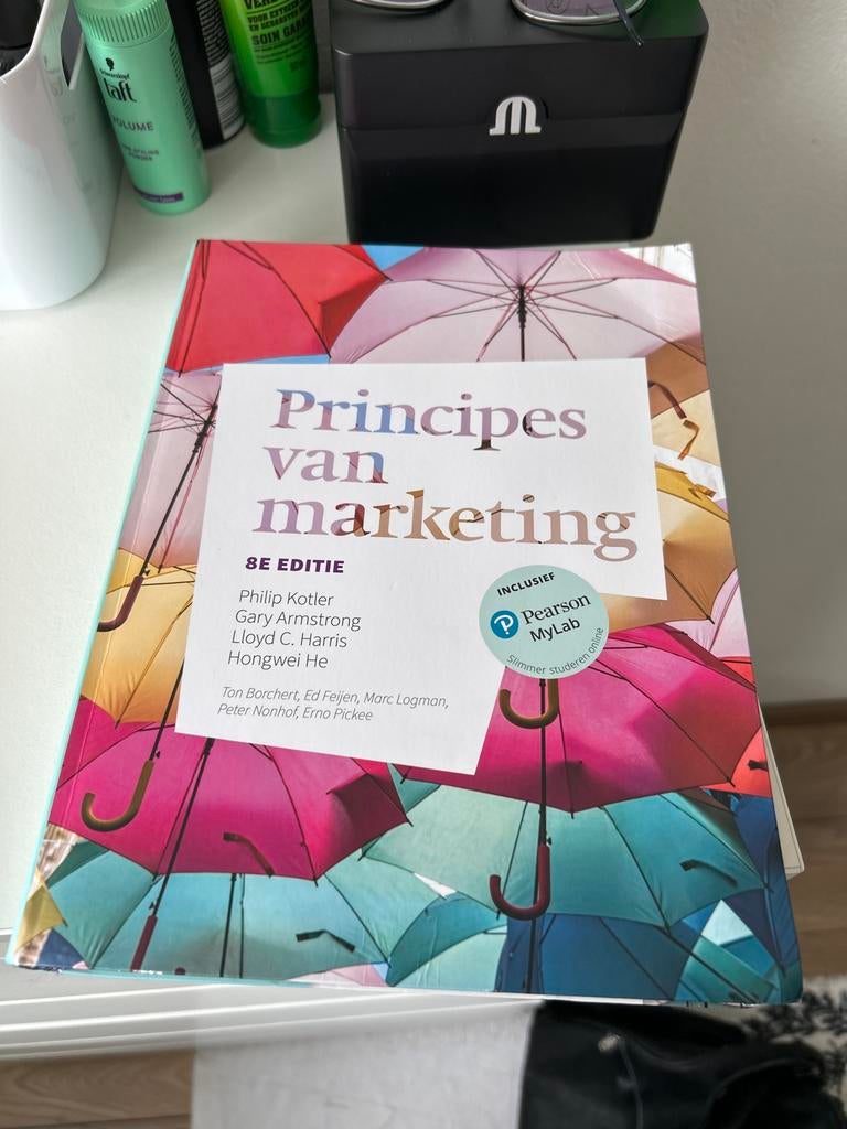 Principes van Marketing - 8e editie (Philip Kotler), Ophalen of Verzenden, Zo goed als nieuw, Economie en Marketing