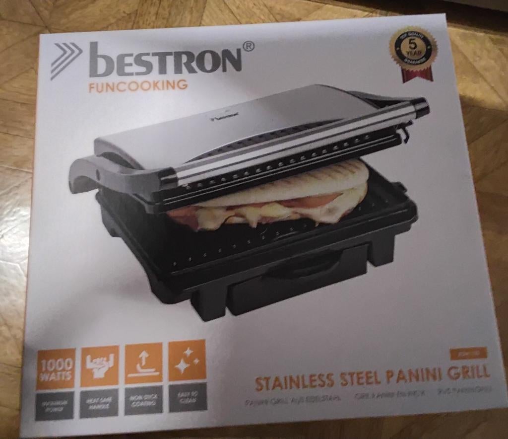 Panini Grill, Ophalen of Verzenden, Nieuw