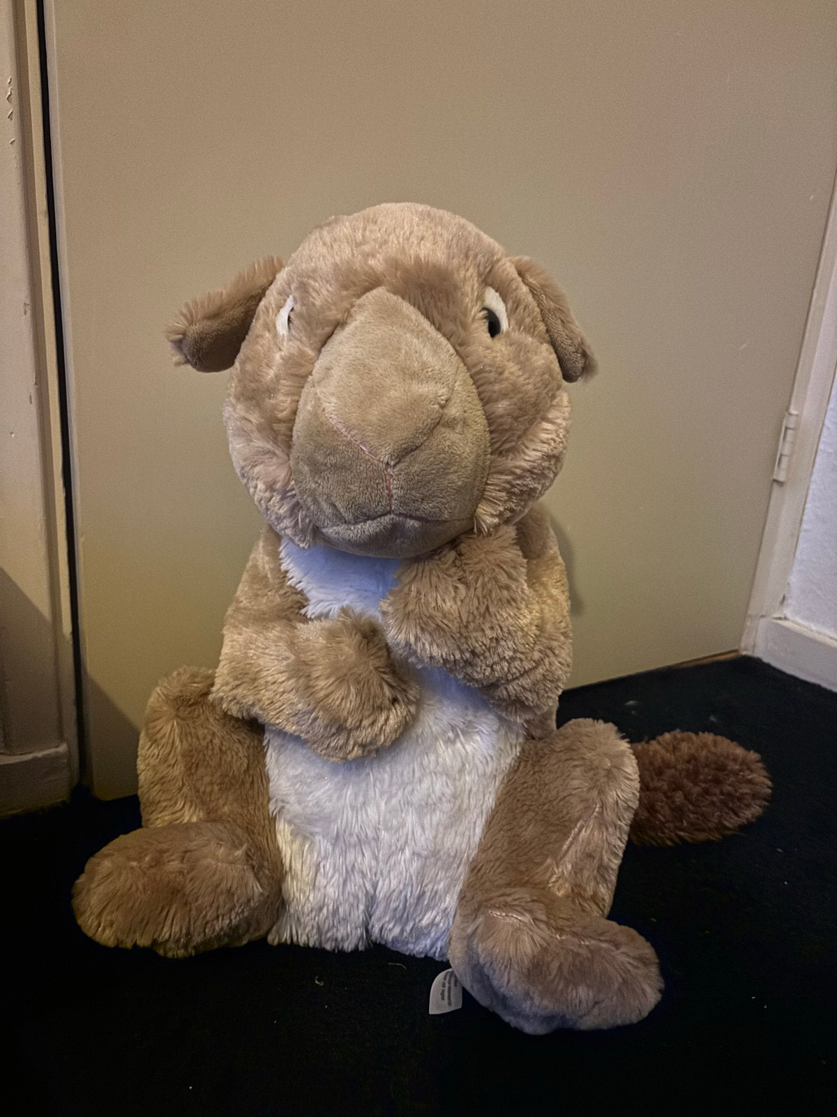 Grote bever knuffel - zacht en knuffelbaar, Overige merken, Overige karakters, Overige typen, Ophalen of Verzenden