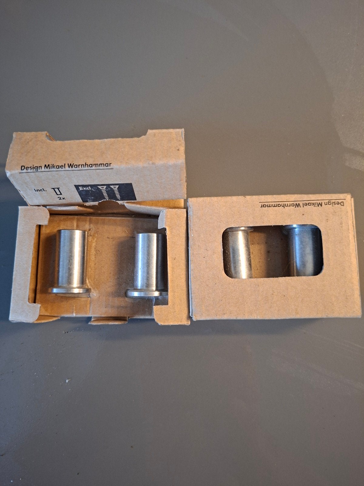 IKEA Grundtal - 4 stuks in 2 doosjes RVS, Nieuw, Ophalen of Verzenden, Zilver, Metaal