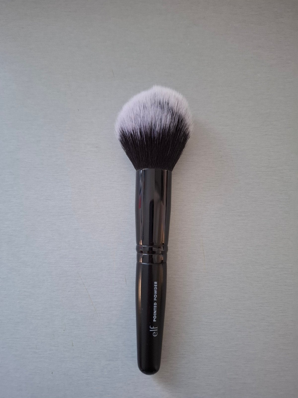ELF pointed powder brush bronzer kwast blush penseel, Gehele gezicht, Zwart, Ophalen of Verzenden, Zo goed als nieuw