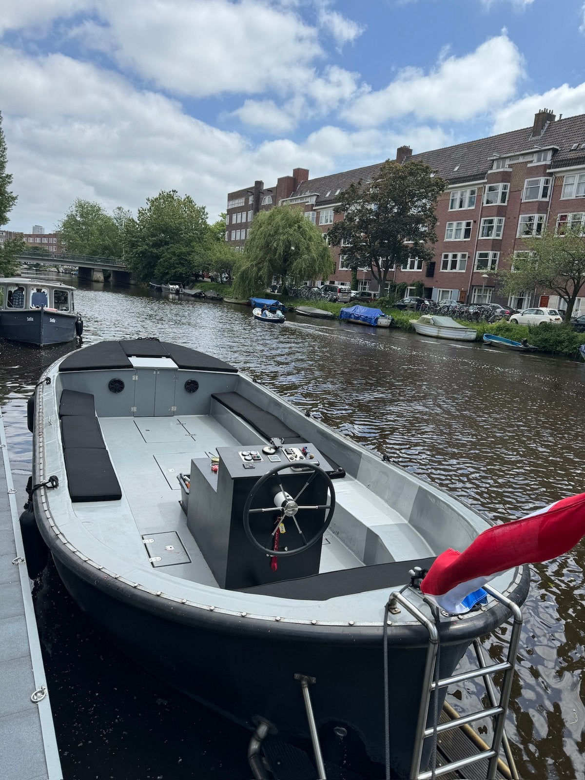 Harding Reddingsloep, 8,5 meter. Boegschroef, toilet, vignet, Ophalen of Verzenden, Zo goed als nieuw, Motor en Techniek, Zeilboot of Motorboot