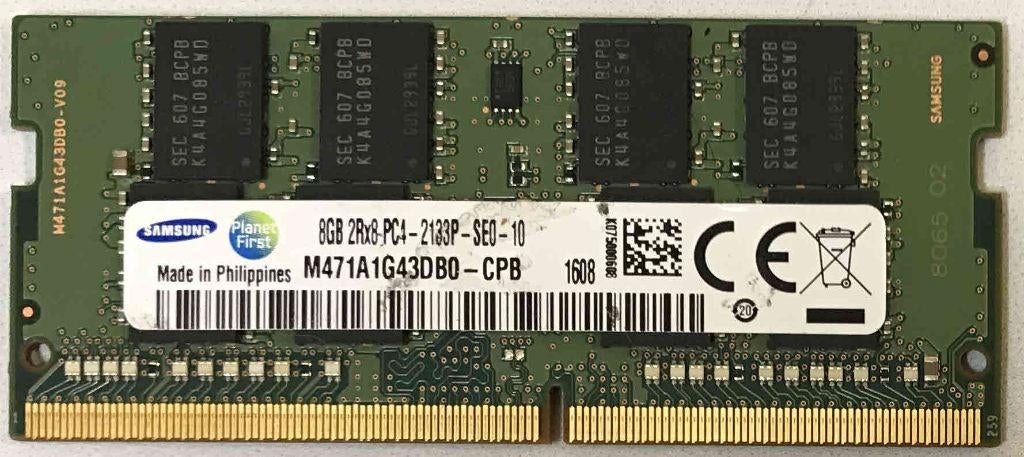 8GB 2Rx8 PC4-2133P-SE0-10 Samsung, DDR4, 8 GB, Ophalen of Verzenden, Zo goed als nieuw