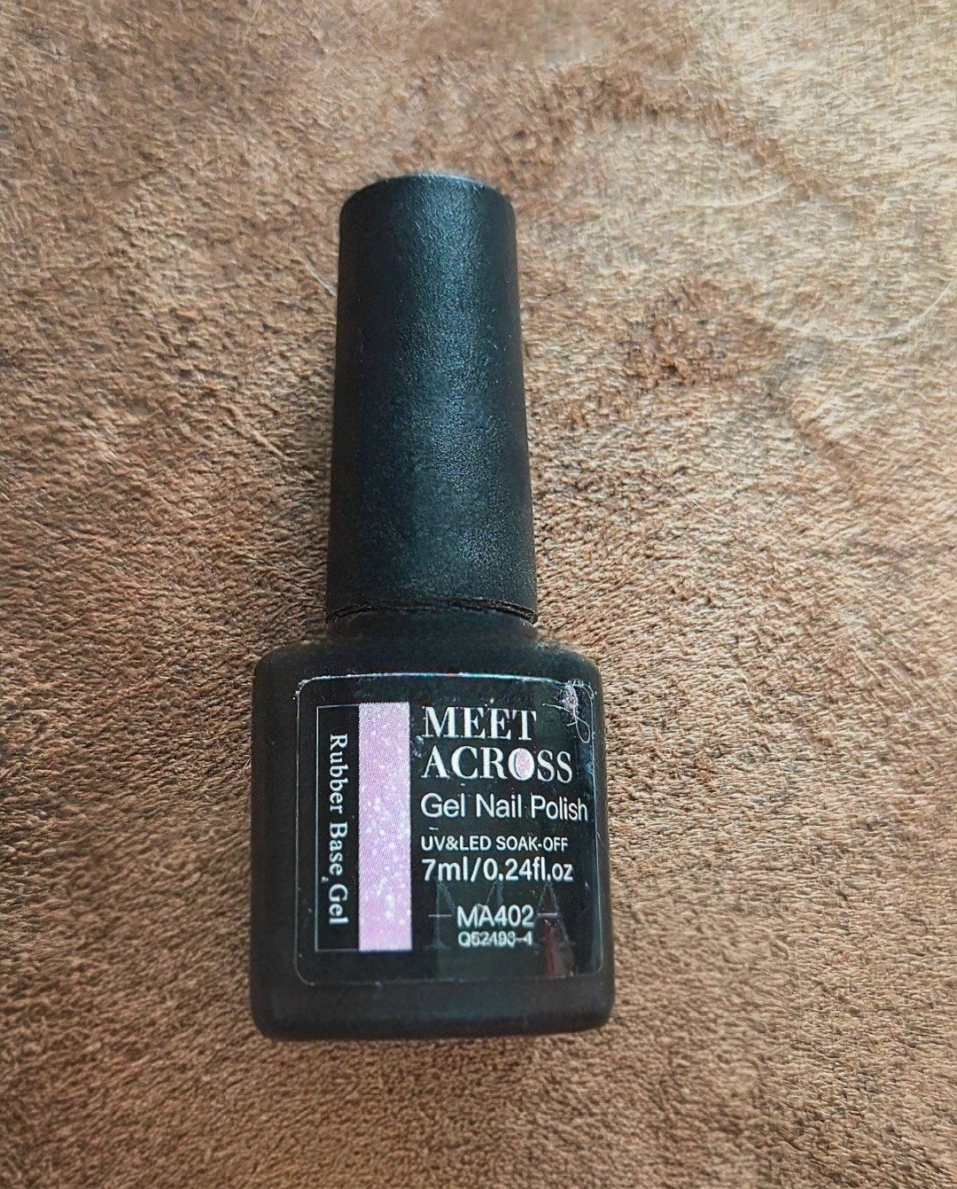 Meet Across Gel Polish Rubber Base Glitter Rose/Lila 5ml
Rub, Ophalen of Verzenden, Zo goed als nieuw, Roze, Handen en Nagels