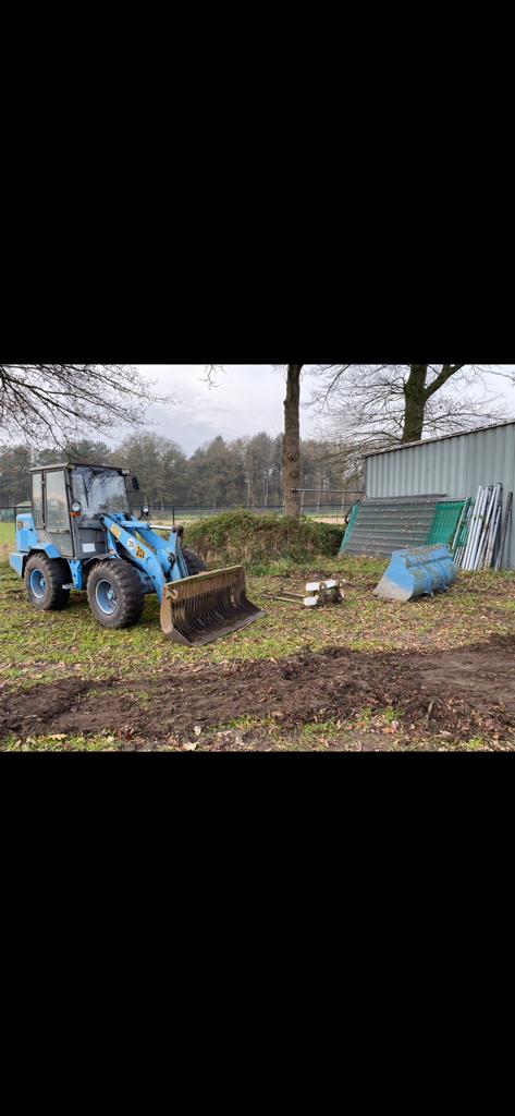 JCB Wiellader / Shovel met diverse bakken en lepels, Zakelijke goederen, Machines en Bouw | Kranen en Graafmachines, Ophalen of Verzenden