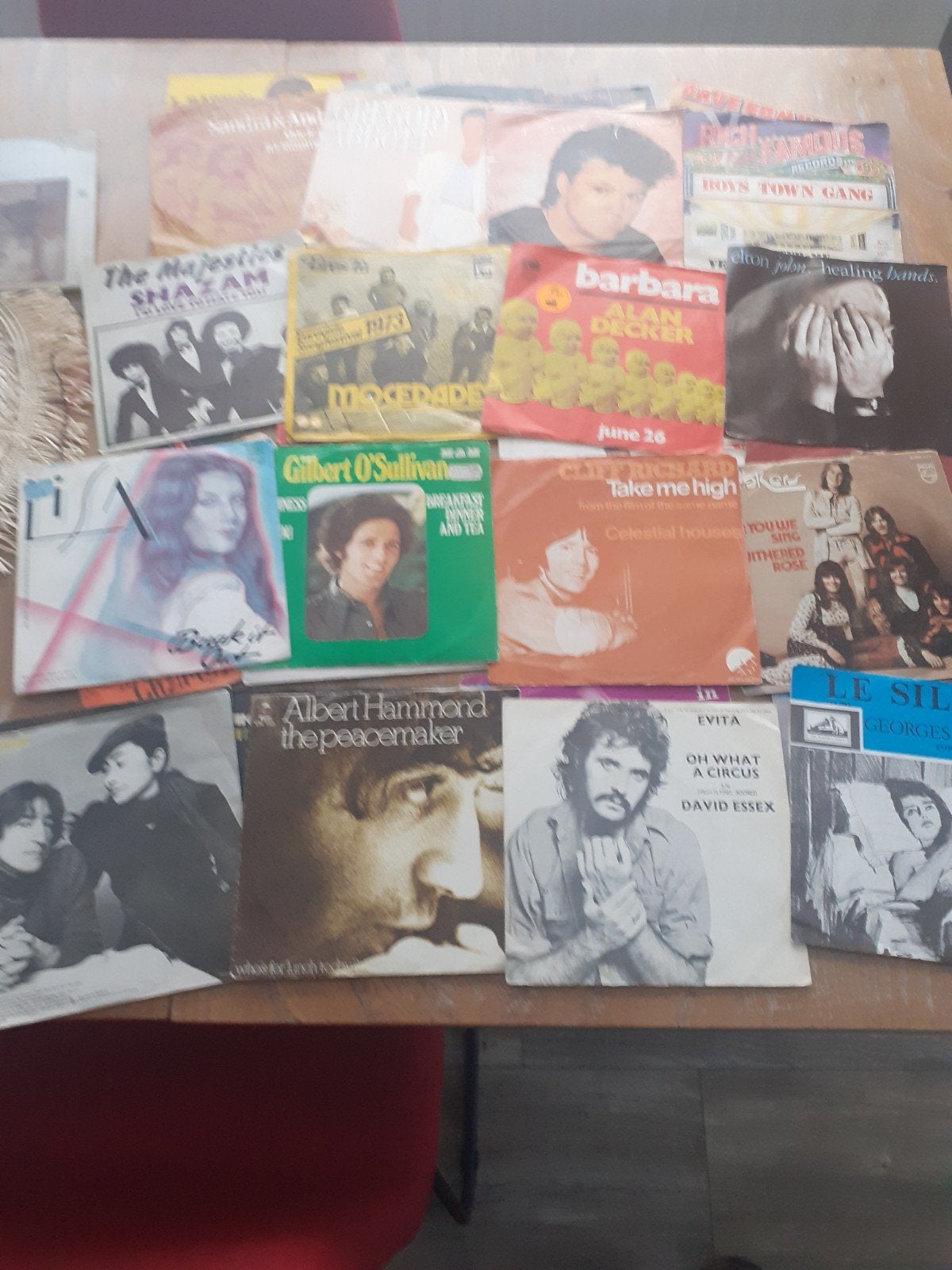 50 singeltje voor 20 euro, Ophalen, Overige genres, 7 inch, Fotohoes