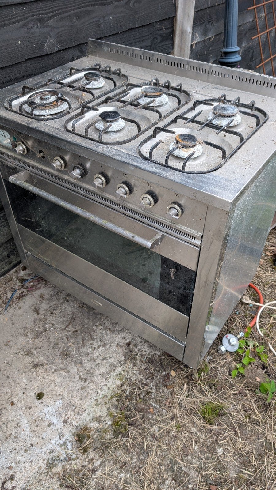 Boretti Fornuis met Oven - Propaan Gas (Gebruikt), Ophalen, Gebruikt, 60 cm of meer, Gas