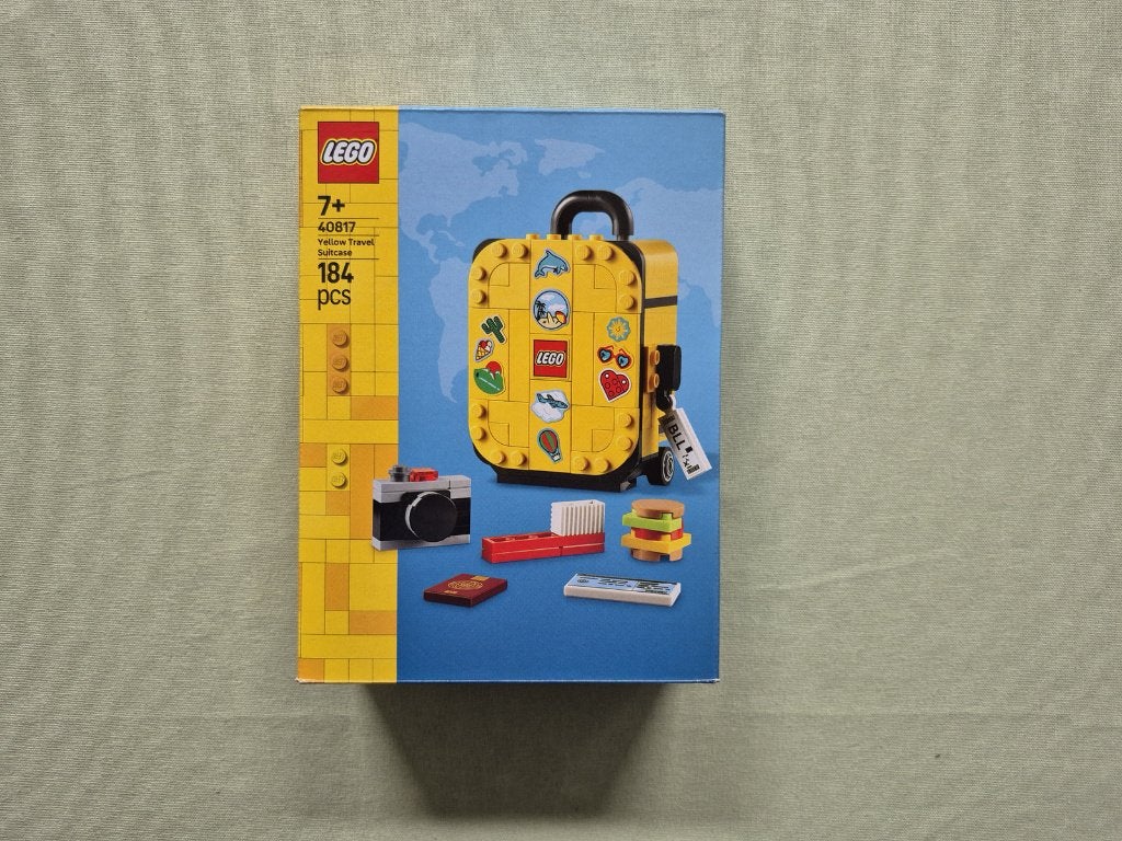 Lego set 40817 gele reiskoffer, Inclusief instructies, Gebruikt, Overige thema's, Lego