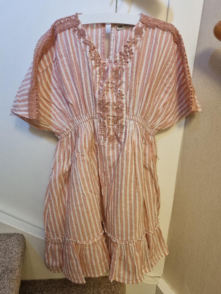Leuke kaftan / ibiza jurkje maat 116, Kinderen en Baby's, Kinderkleding | Maat 116, Gebruikt, C&A, Meisje, Ophalen of Verzenden