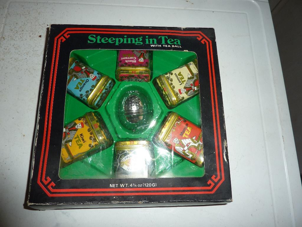 cadeau verpakking thee blikjes, Ophalen of Verzenden, Nieuw
