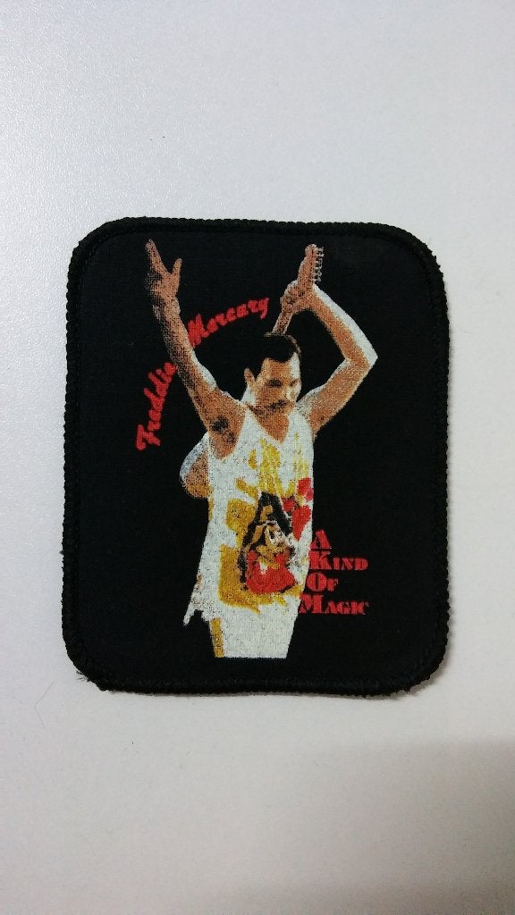 Queen Freddy Mercury it's a kind of magic patch embleem, Verzamelen, Ophalen of Verzenden, Nieuw, Kleding