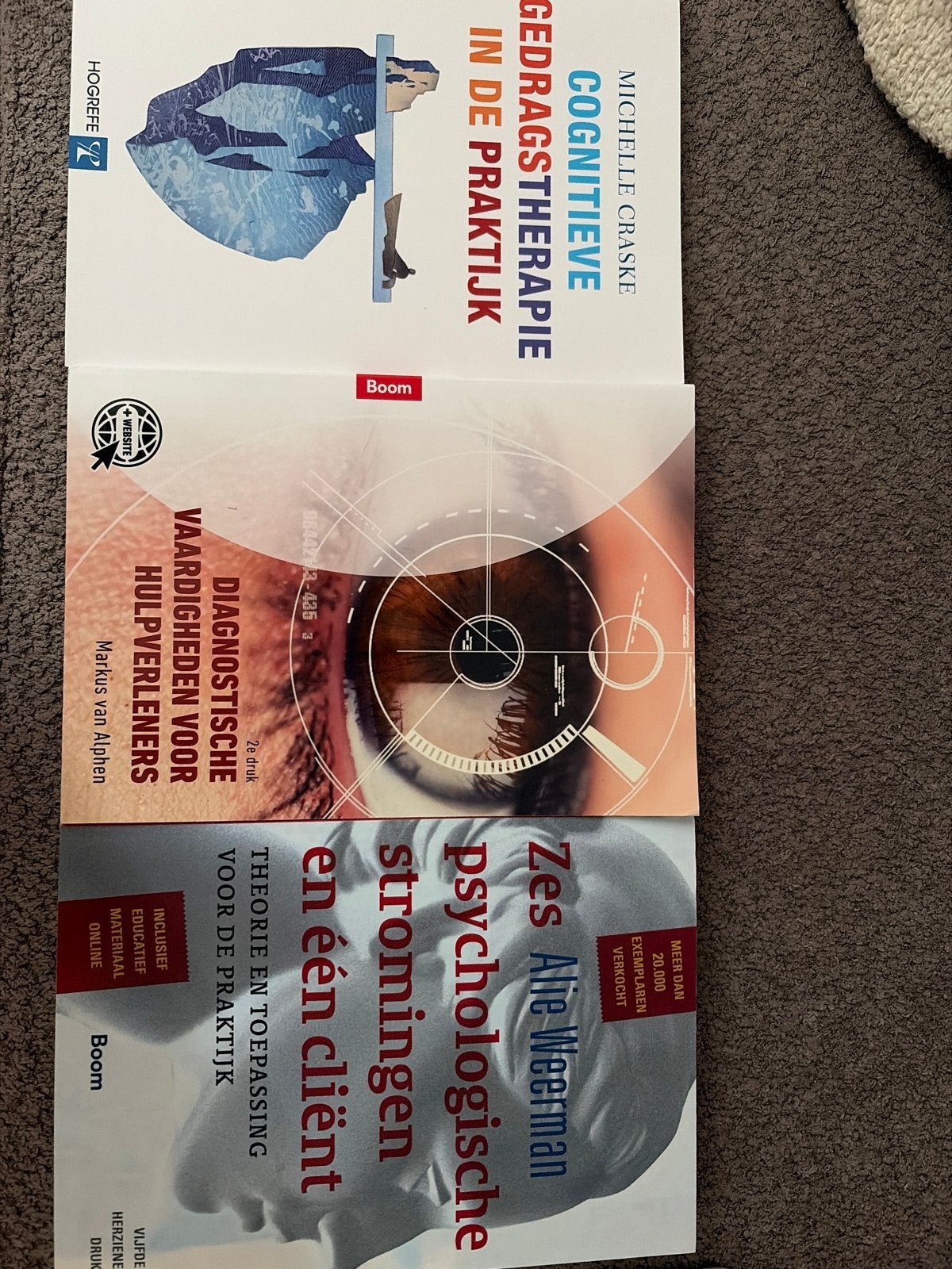 Psychologie boeken: Cognitieve Gedragstherapie, Diagnostisch, Boeken, Ophalen of Verzenden, Gamma, Zo goed als nieuw, HBO