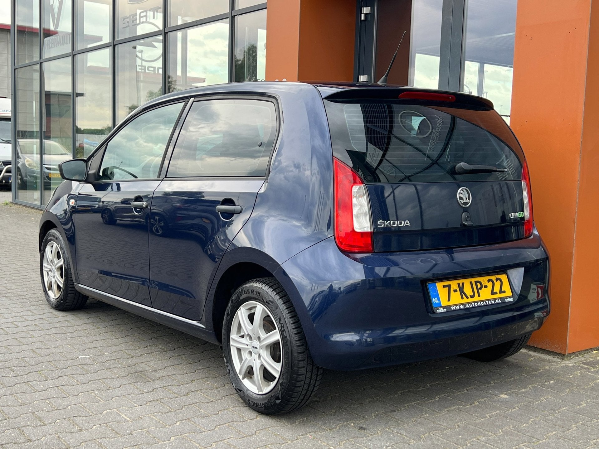 Skoda Citigo 1.0 Greentech|Navi|Airco|Bluetooth|Isofix|NAP, Euro 5, Gebruikt, 840 kg, Origineel Nederlands