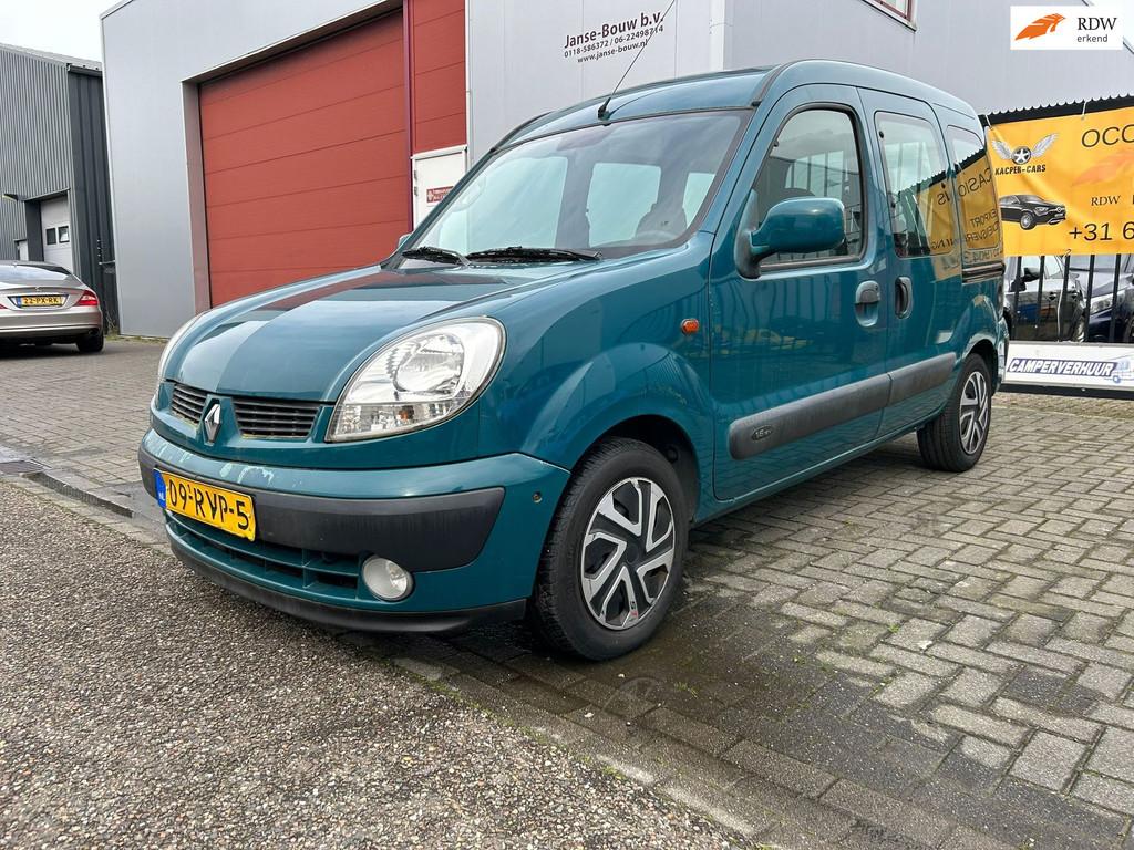Renault Kangoo 1.6-16V Expression Automaat Nieuwe APK 138.17, Auto's, Renault, Gebruikt, 1095 kg, 49 €/maand, Metallic lak