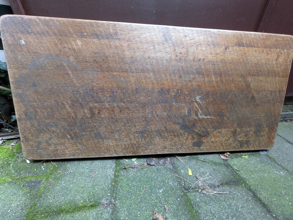 Massief werkblad 7cm dik eikenhout, Doe-het-zelf en Verbouw, Ophalen, Gebruikt, 70 tot 120 cm