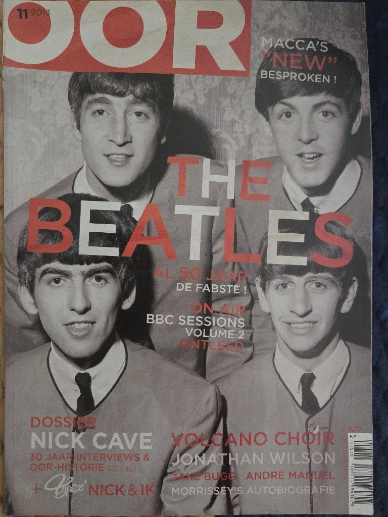 OOR 11-2013 The Beatles Nick Cave Volcana Choir Jonathan W, Boeken, Tijdschriften en Kranten, Ophalen of Verzenden, Zo goed als nieuw