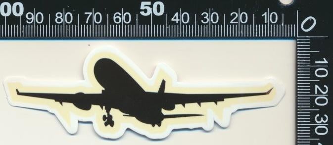 Sticker: Vliegtuig (2), Verzamelen, Ophalen of Verzenden, Zo goed als nieuw, Bedrijf of Vereniging