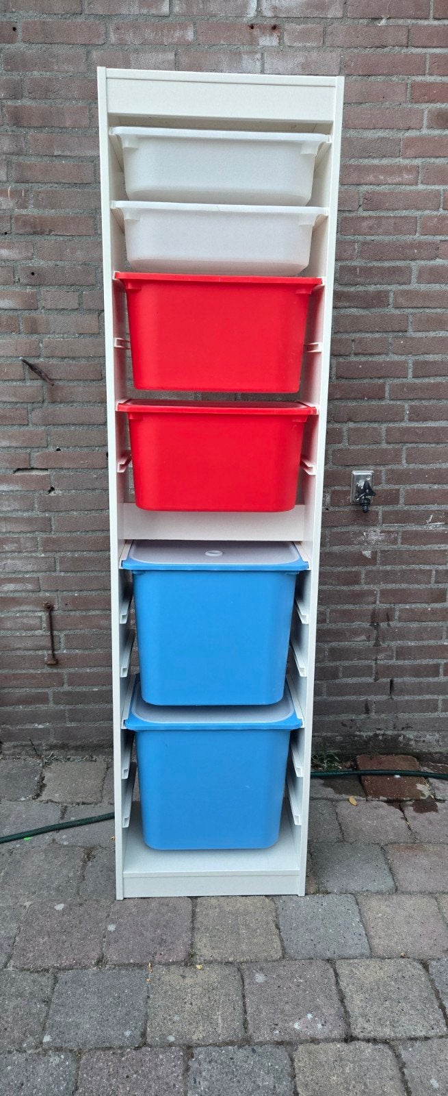 IKEA Trofast Kast Hoog Model met 6 Bakken en 5 Deksel, Ophalen, Gebruikt