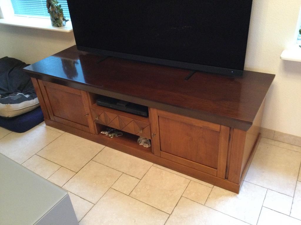 TV Meubel, Ophalen, Gebruikt, 150 tot 200 cm, Minder dan 100 cm