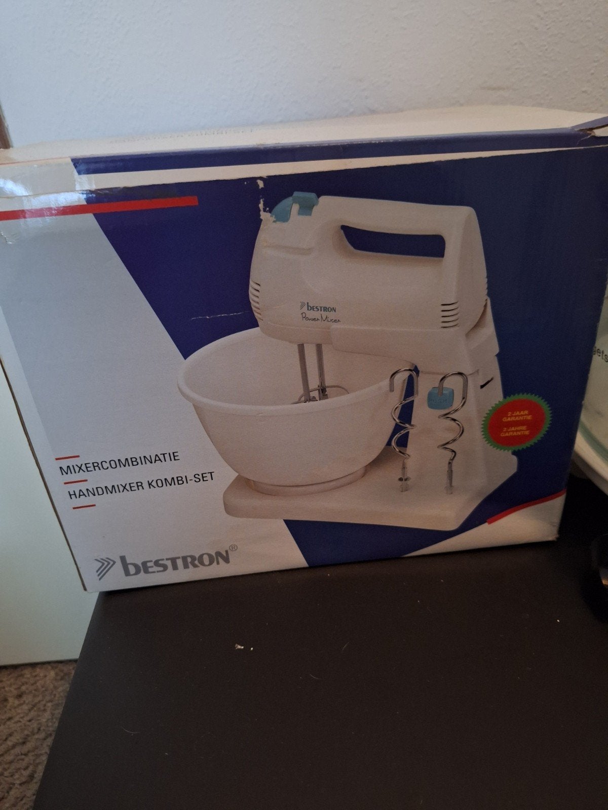 Bestron Handmixer Kombi-Set met kom, Ophalen, Zo goed als nieuw