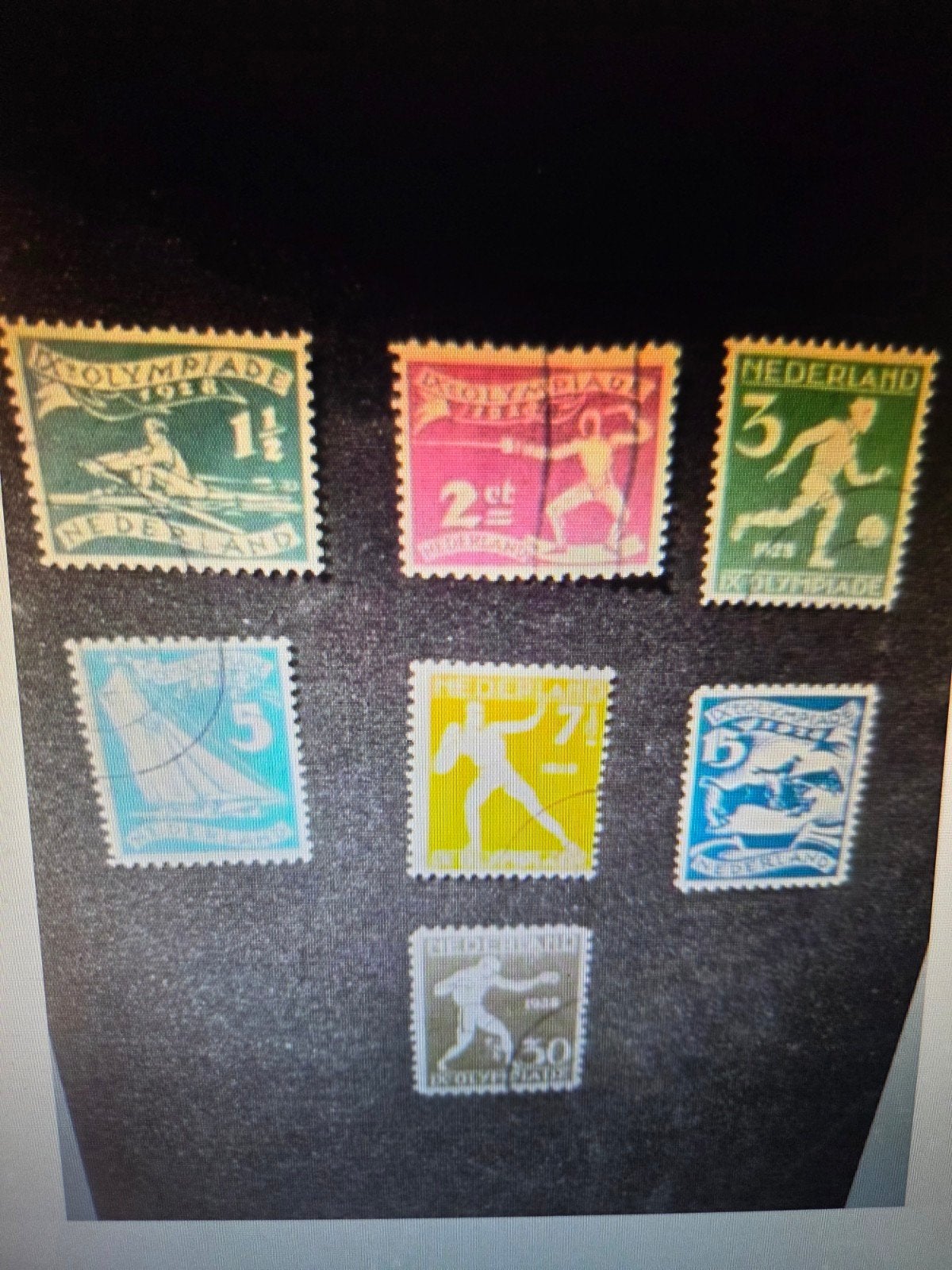 @@ 212-219 gestempeld @@ ZONDER 217, Postzegels en Munten, Postzegels | Nederland, Ophalen of Verzenden, Gestempeld