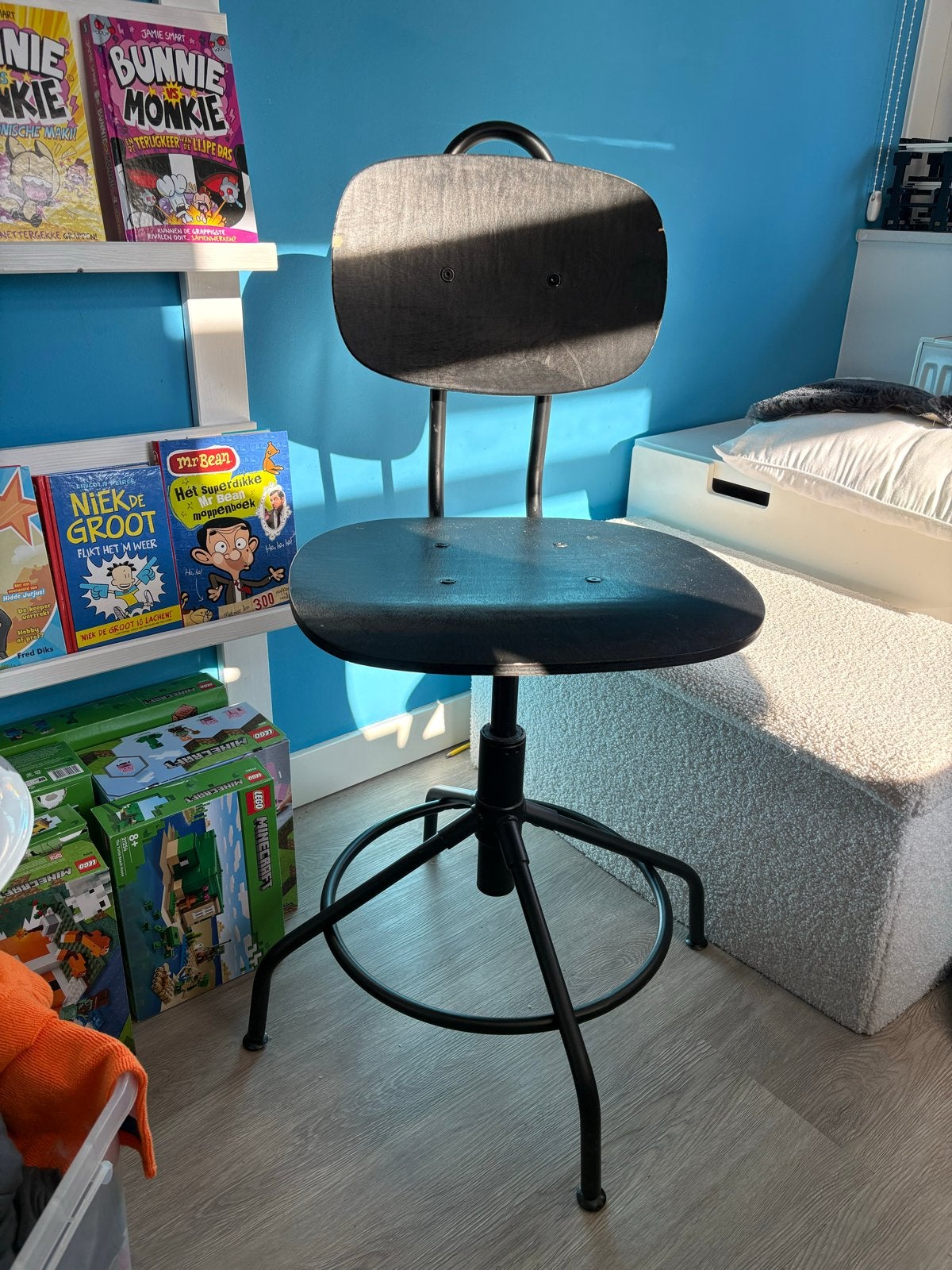 IKEA Kullaberg bureaustoel - Zwart, Ophalen, Gebruikt, Zwart, Bureaustoel