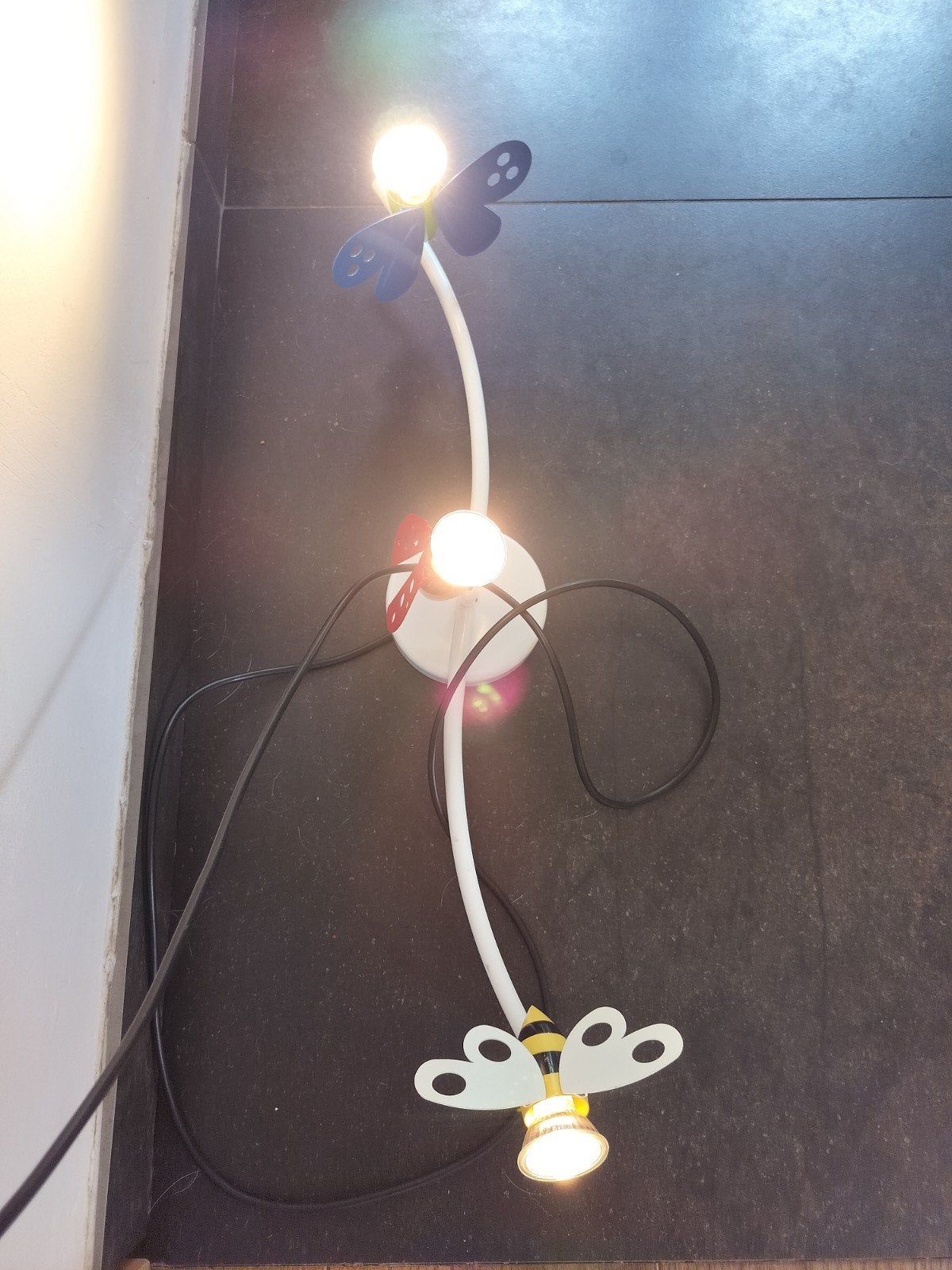 IKEA plafondlamp met vlinder, bij en lieveheersbeestje, Meerkleurig, Ophalen of Verzenden, Plafondlamp, IKEA