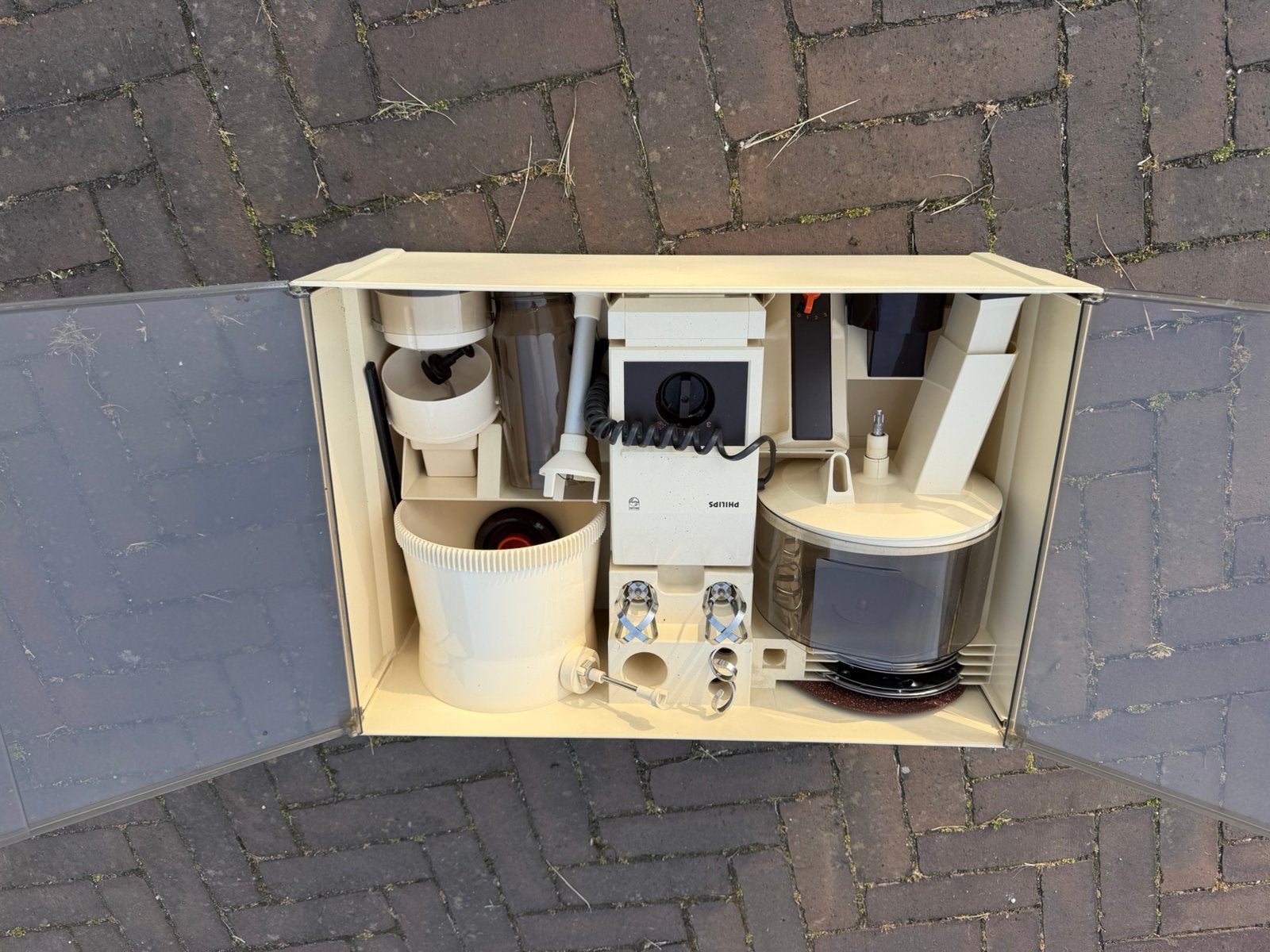 Ouderwetse keukenmachine, Huis en Inrichting, Keuken | Keukenbenodigdheden, Beige, Overige typen, Kunststof, Ophalen of Verzenden