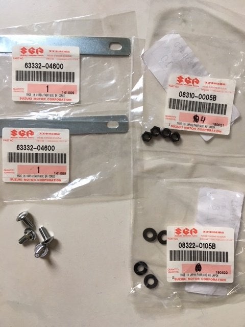 Te koop bevestigings set spatlap Suzuki LT 50 Quad LT50, Verzenden, Nieuw