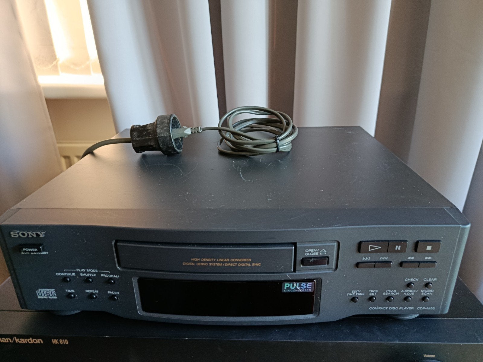 Sony CDP-M33 Compact Disc Speler - Goede Staat, Audio, Tv en Foto, Ophalen of Verzenden, Gebruikt, Sony