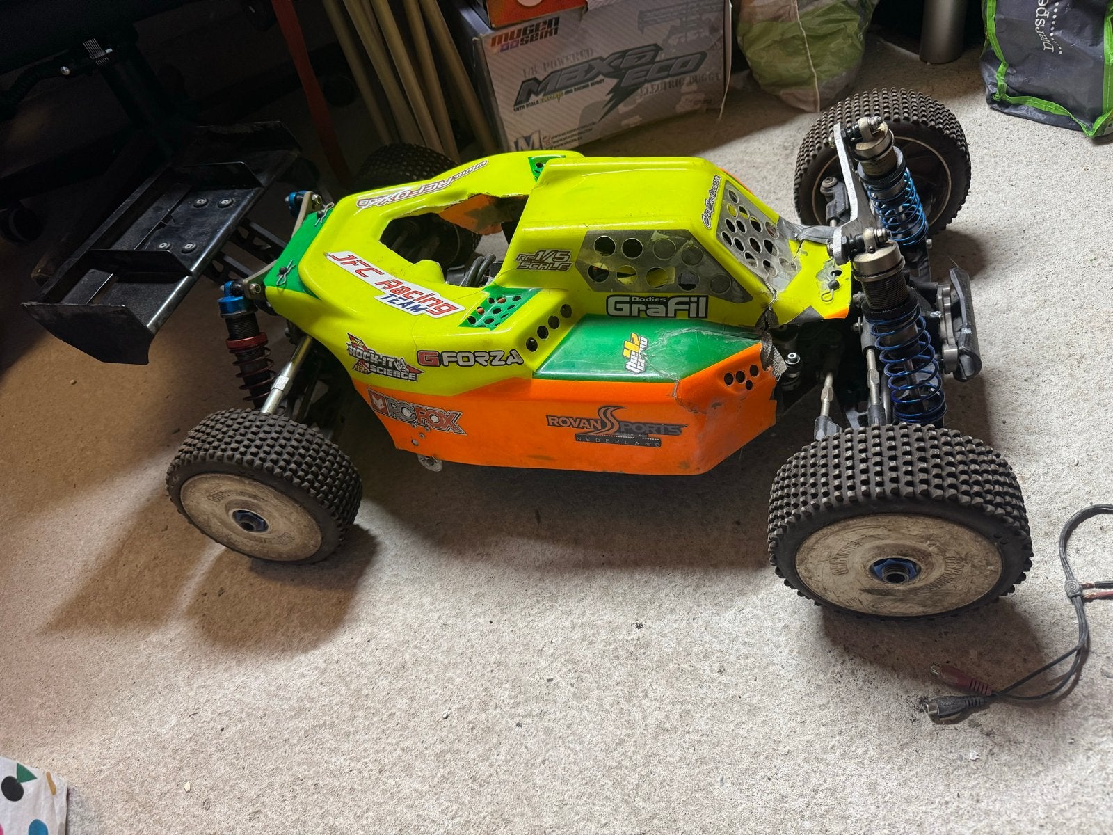 Losi 5ive B Elektro RC Buggy -, Ophalen of Verzenden, Gebruikt, Elektro, Auto offroad