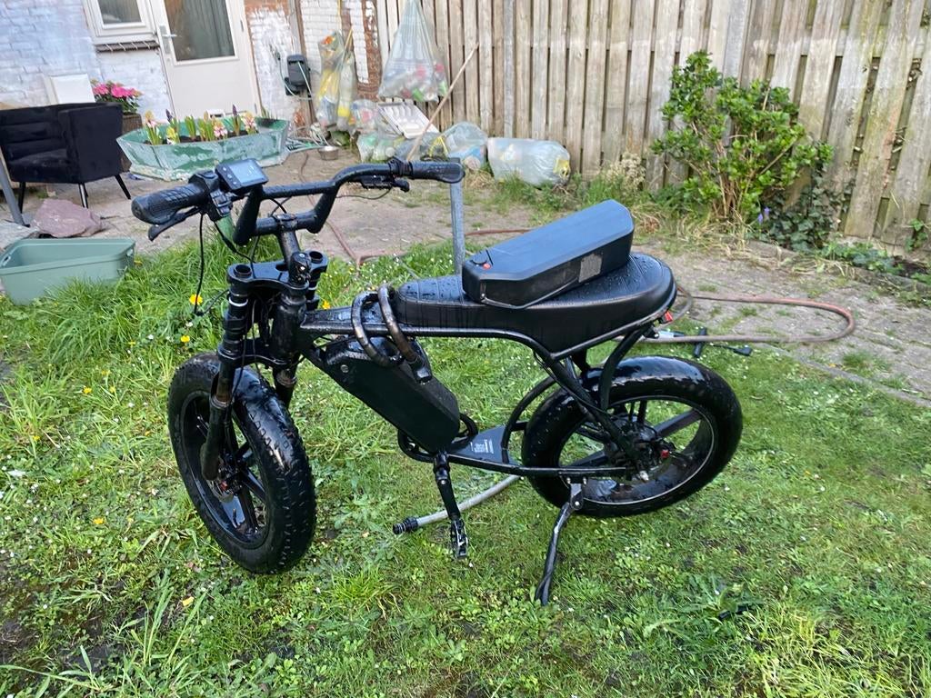 Fatbike 750W - 500 km gereden - gaat 55 je krijgt 2 accu’s, Fietsen en Brommers, Elektrische fietsen, Overige merken, Gebruikt