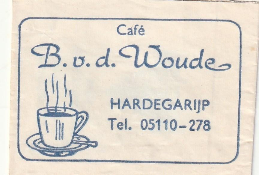 Suikerzakje #1408 : B.v.d. Woude Hardegarijp, Verzenden, Nederland