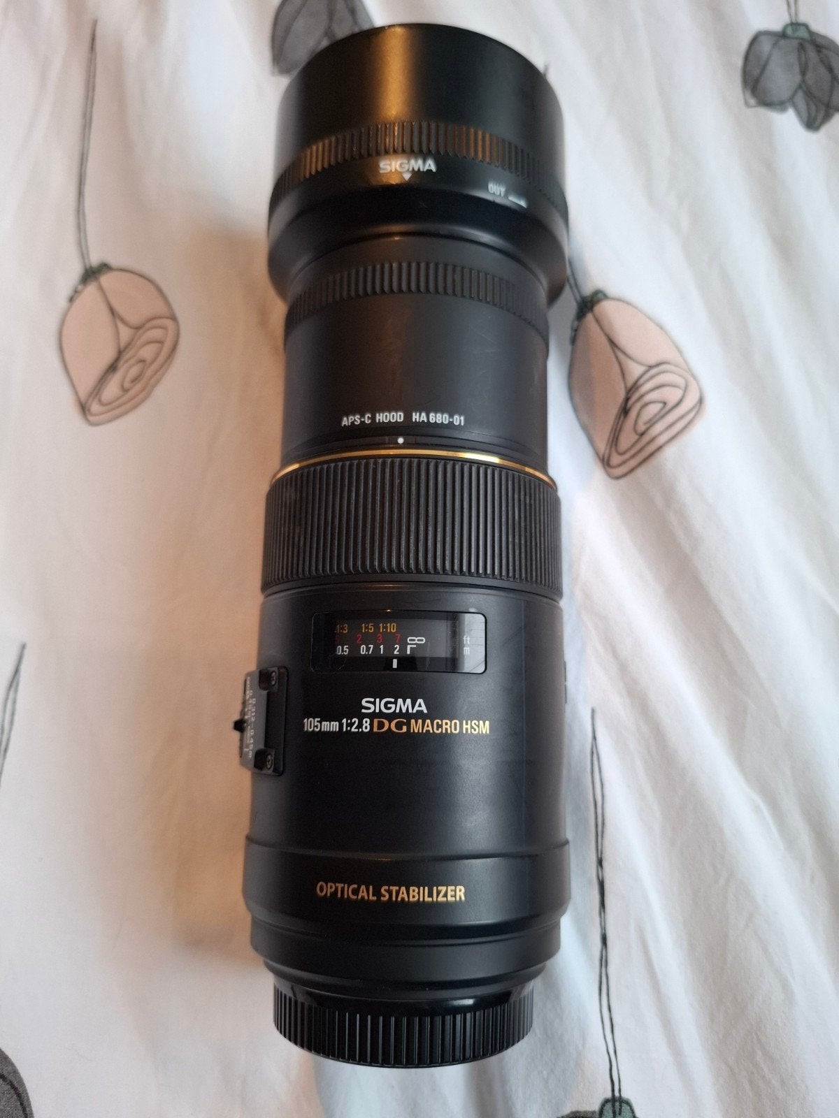 Sigma 105mm f/2.8 DG HSM Macro Lens voor Sony, Audio, Tv en Foto, Fotografie | Lenzen en Objectieven, Ophalen of Verzenden, Zo goed als nieuw