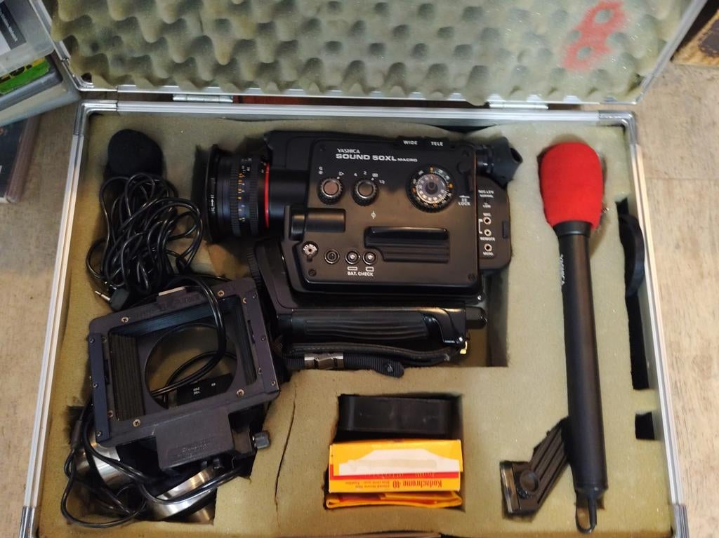 Yashica Sound 50XL Macro Super 8 camera in koffer, Ophalen, 8mm, Camera