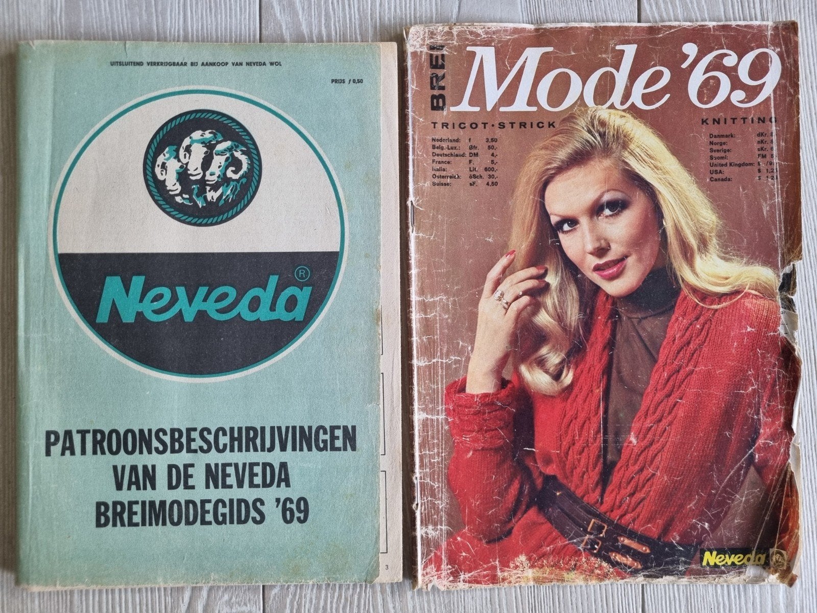 Nevada breiboek breimodegids1969, Ophalen of Verzenden, Gebruikt, Breien, Patroon of Boek