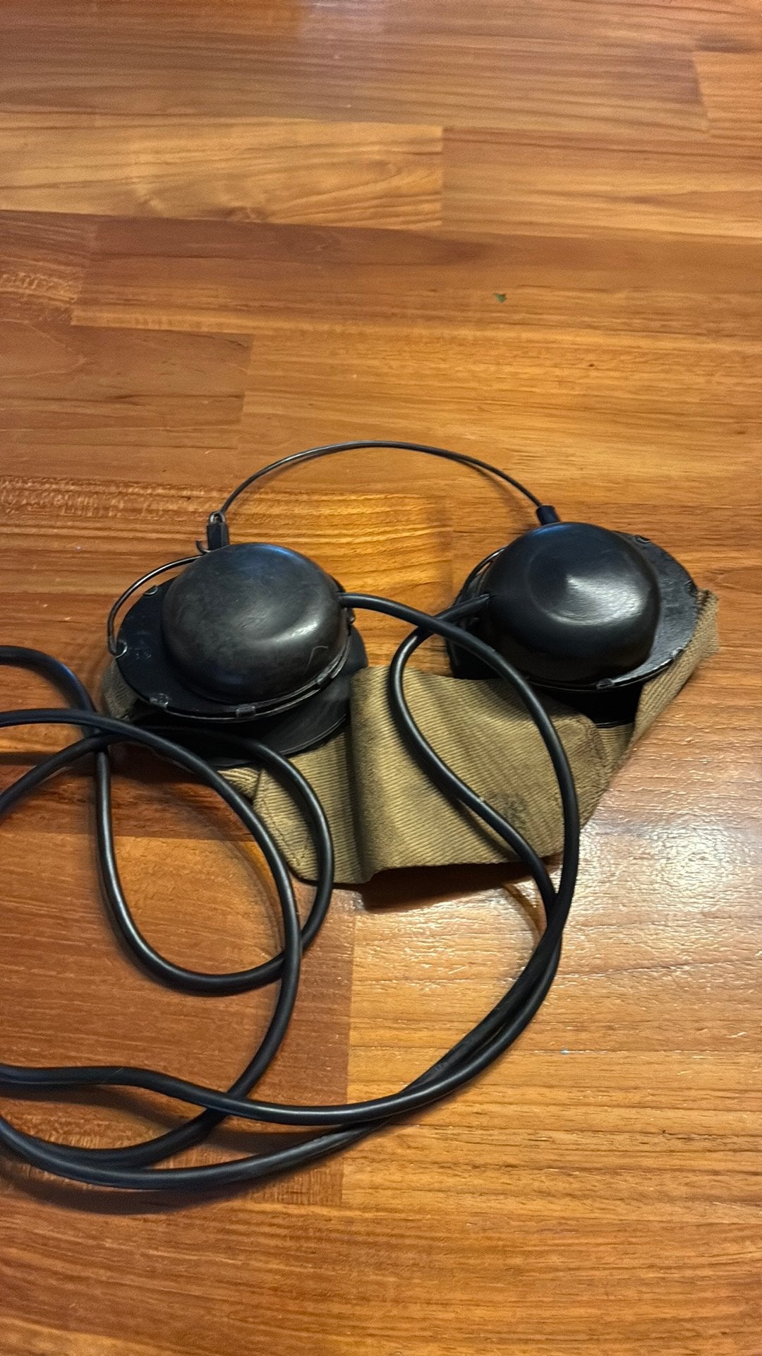 Vintage Koptelefoon gi-j - Militair Communicatie, Ophalen of Verzenden, Gebruikt, Ontvanger