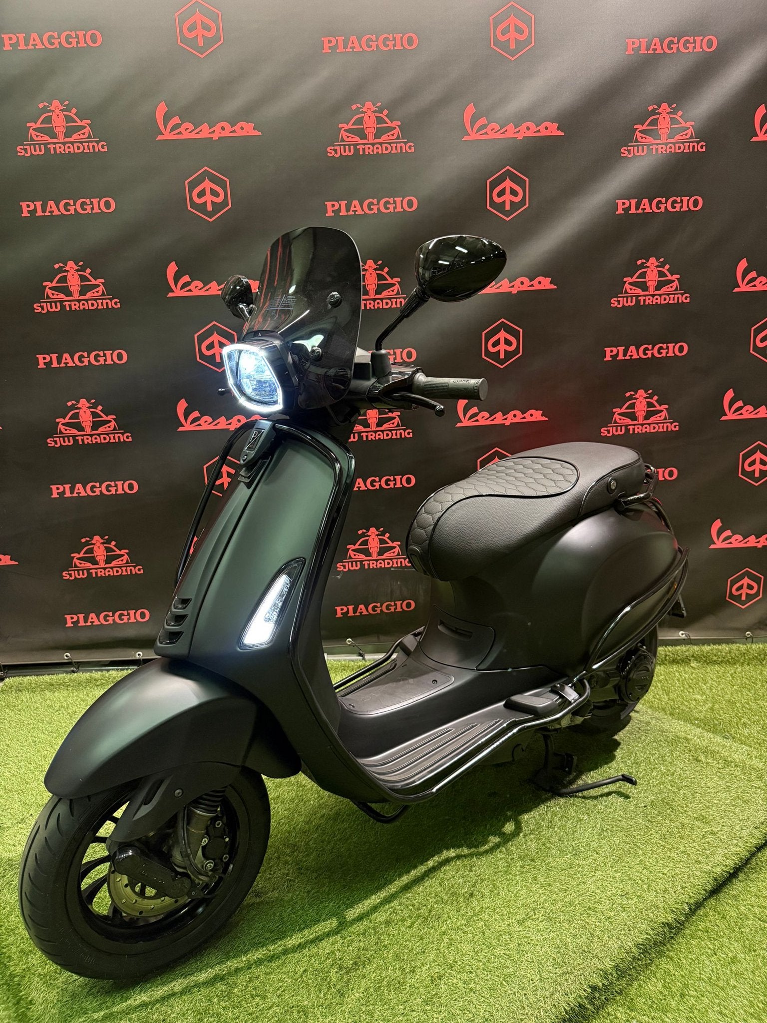 Vespa Sprint 2020 Brom! Mat Zwart / RS Zadel / Garantie!