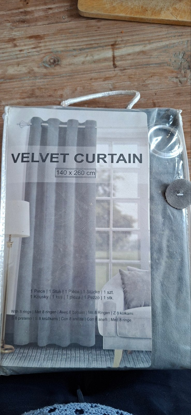 velours gordijn, Met ringen, Fluweel, Nieuw, Ophalen of Verzenden